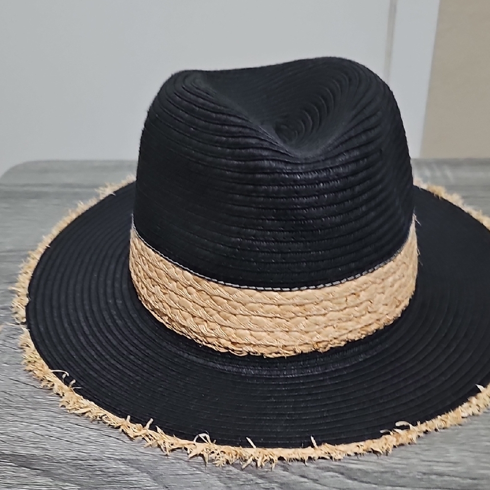 Black Hat with Tan Band